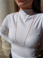 Vicenza - Piazzetta Palladio 2 - Collar Crivelli Mujer TIFFANY in Oro rosa Diamante 1.16 Ct 212-L1468 OR - 212-L1468 OR